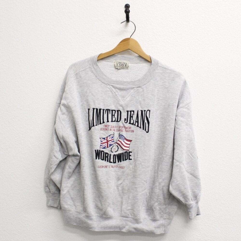 Vintage Limited Jeans Worldwide Sweatshirt Medium